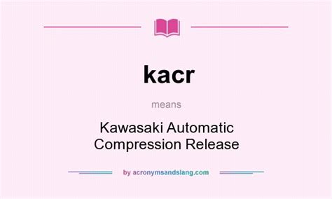 What's the KACR, how does it work, and how can you